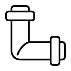 Conduit Coupling Vector Icon