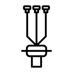 Cable Termination Kit Vector Icon