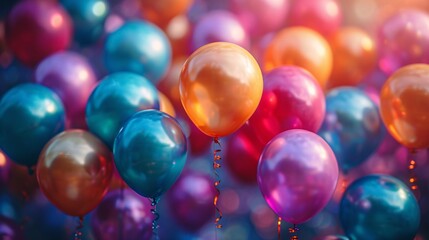 Colorful Balloons in the Air: A Celebration of Diversity and Inclusivity Generative AI