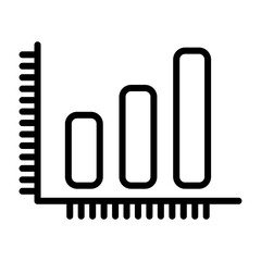Bar Chart Vector Icon