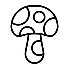 Mushroom Vector Icon