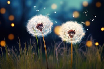 Dreamy Dandelions: Use dandelions in the foreground.