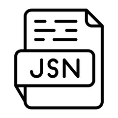 JSON Vector Icon