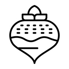 Turnip Vector Icon