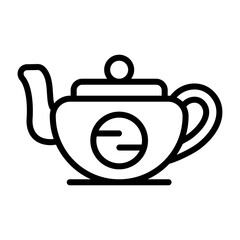 Teapot Vector Icon