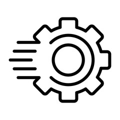 Quick Response Vector Icon