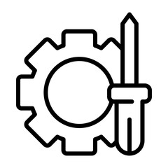 Spanner Vector Icon