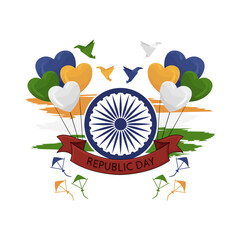 Illustration of republic day 