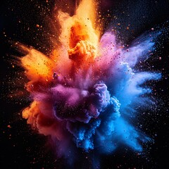 Colorful Explosion of Pride: Celebrating LGBTQ+ Pride Month with Vibrant Colors Generative AI
