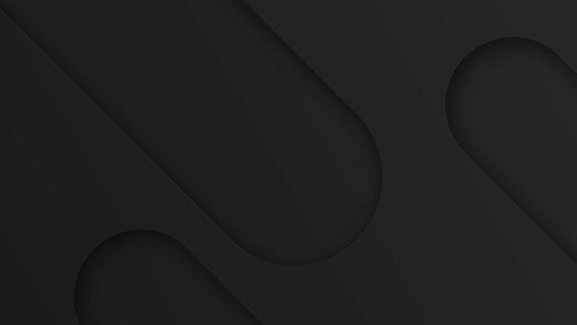 3D Render Futuristic Abstract Dark Background with Black Geometric Shapes. Modern background for business