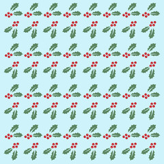 Decorative Christmas Pattern Texture Background Wallart Premium Illustration
