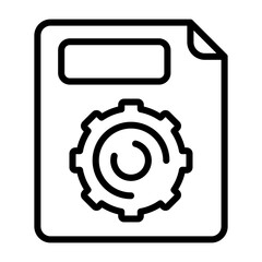 Settings Vector Icon