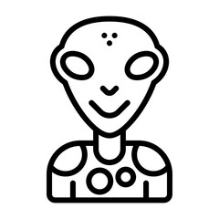 Alien Vector Icon