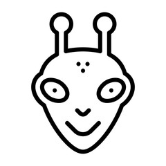 Alien Vector Icon
