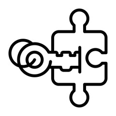 Jigsaw Vector Icon