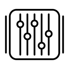 Sliders Vector Icon