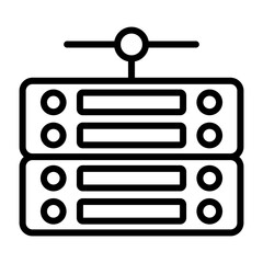 Unique Line Vector Icon