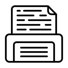 Unique Line Vector Icon