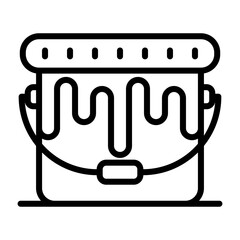 Paint Bucket Vector Icon