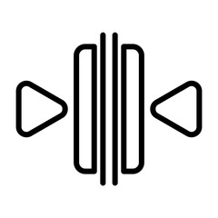 Reflect Vector Icon