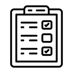 Checklist Vector Icon