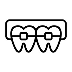 Braces Vector Icon