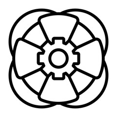 Life Ring Vector Icon