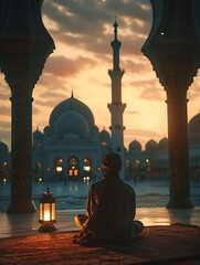 Ramadan muslim holiday background wallpaper design