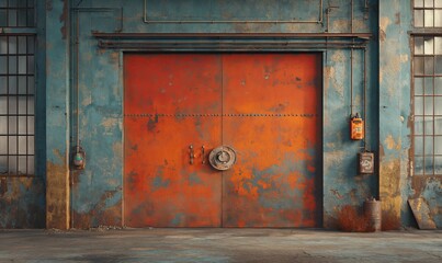 Abstract background, rusty iron realistic background texture.