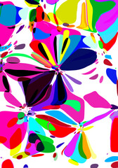 Fototapeta na wymiar Color wheel of an artists choice