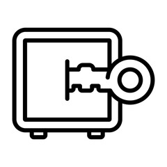 Safe Vector Icon