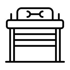 Repair Shop Vector Icon