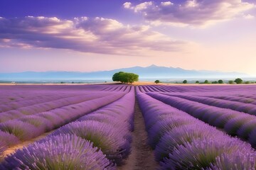 lavender field region A vast lavender field in full bloom emitting a soothing fragrance