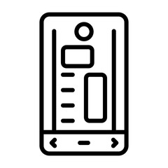 Smartphone Vector Icon © Graphic Nehar