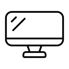 Monitor Vector Icon