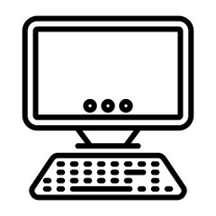 Desktop Vector Icon