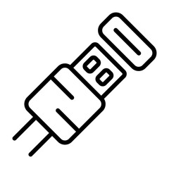 Usb Cable Vector Icon