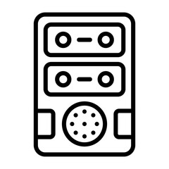 Pc Tower Vector Icon