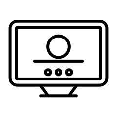 Desktop Vector Icon