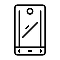 Smartphone Vector Icon © Graphic Nehar