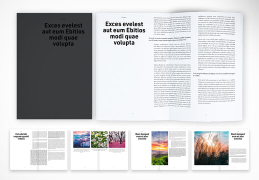 Plain Minimalist Layout Brochure