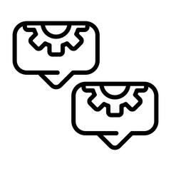 Speech Bubble Vector Icon