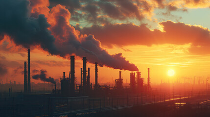 Air pollution from a factory  - annual data