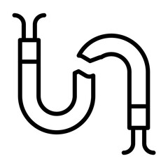 Broken Cable Vector Icon