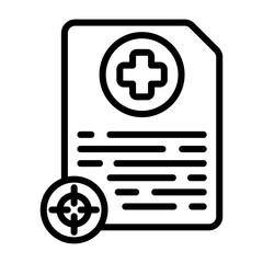 Fototapeta premium Document Vector Icon