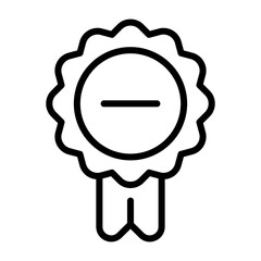 Ribbon Vector Icon