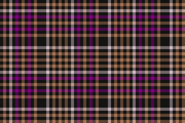 Plaid background, check seamless pattern. Vector fabric texture for textile print, wrapping paper, gift card or wallpaper.