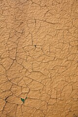 Closeup of detail of old cracked wall paint texture background.
