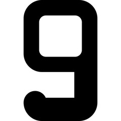 Fototapeta premium Nine Icon
