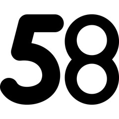 Fifty eight Icon